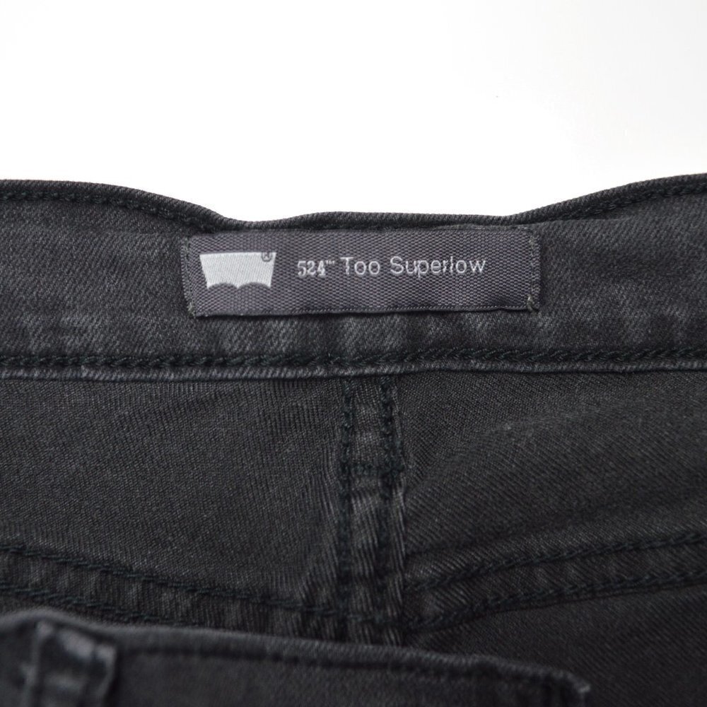 Levi's 524 Too Superlow Black 29x32 - Picture 8 of 9